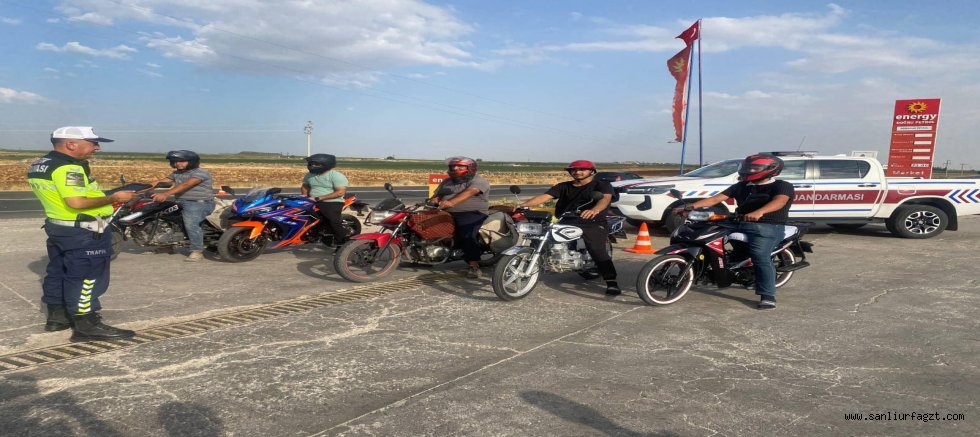 ŞANLIURFA’DA 476 MOTOSİKLET DENETLENDİ
