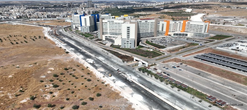 ŞEHİR HASTANESİ YOLUNDA ÇALIŞMALARDA SONA GELİNDİ