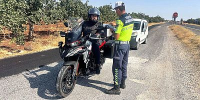 ŞANLIURFA’DA 476 MOTOSİKLET DENETLENDİ